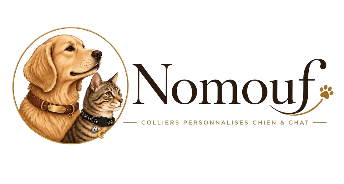 Nomouf — colliers personnalisés chien et chat